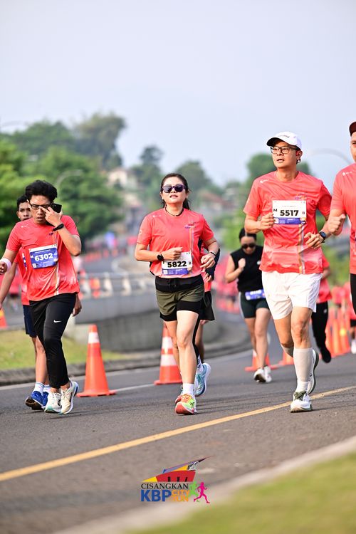 Race photo from CISANGKAN KBP CITY RUN 2025