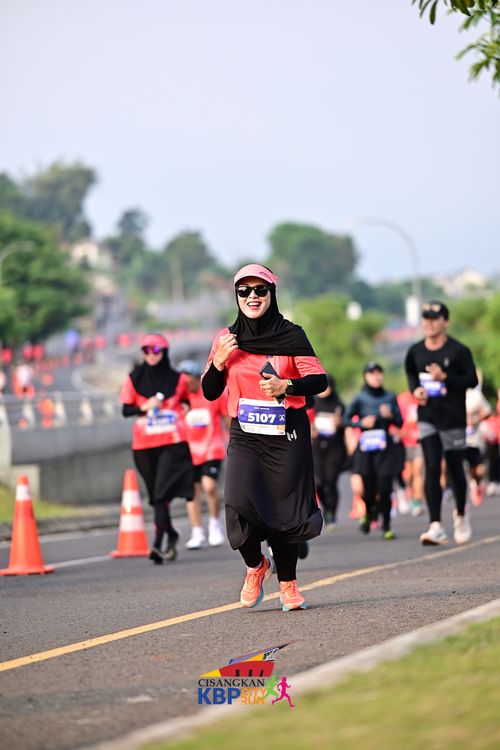 Race photo from CISANGKAN KBP CITY RUN 2025
