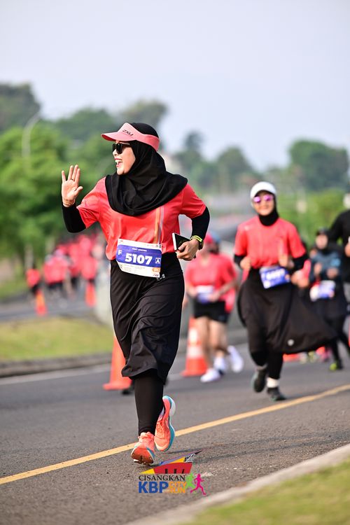 Race photo from CISANGKAN KBP CITY RUN 2025