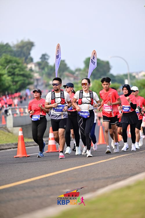 Race photo from CISANGKAN KBP CITY RUN 2025
