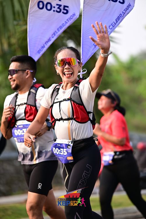 Race photo from CISANGKAN KBP CITY RUN 2025