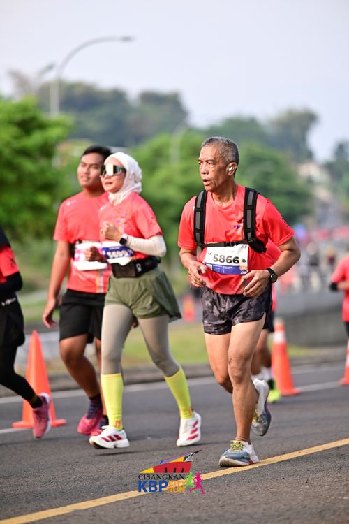 Race photo from CISANGKAN KBP CITY RUN 2025