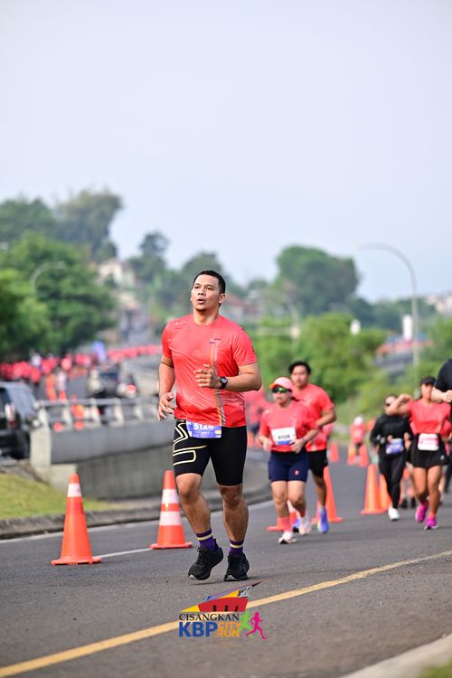 Race photo from CISANGKAN KBP CITY RUN 2025