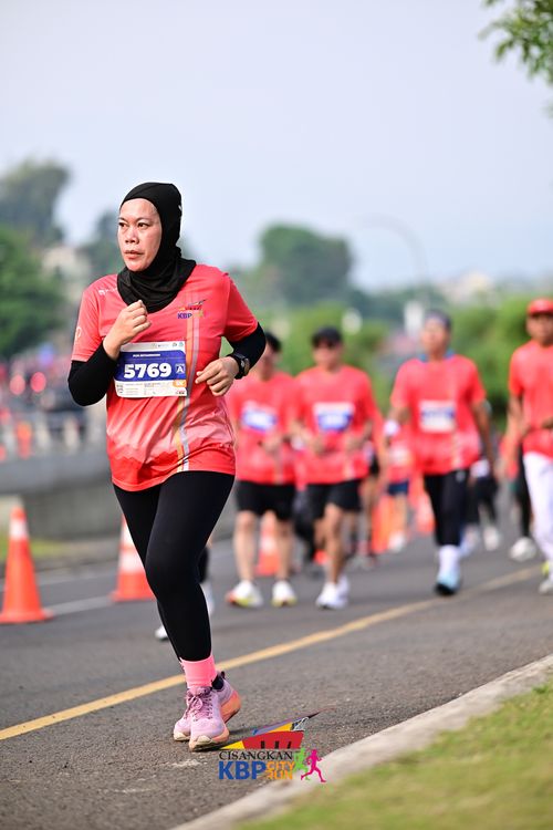 Race photo from CISANGKAN KBP CITY RUN 2025