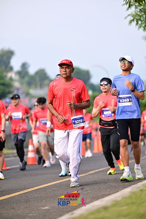 Race photo from CISANGKAN KBP CITY RUN 2025