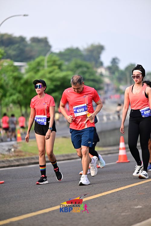 Race photo from CISANGKAN KBP CITY RUN 2025