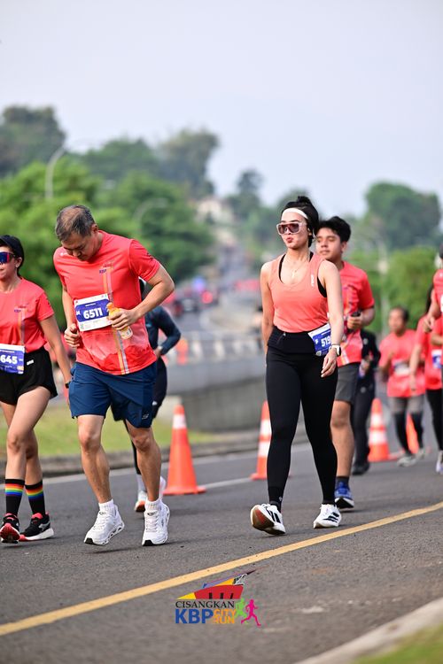 Race photo from CISANGKAN KBP CITY RUN 2025