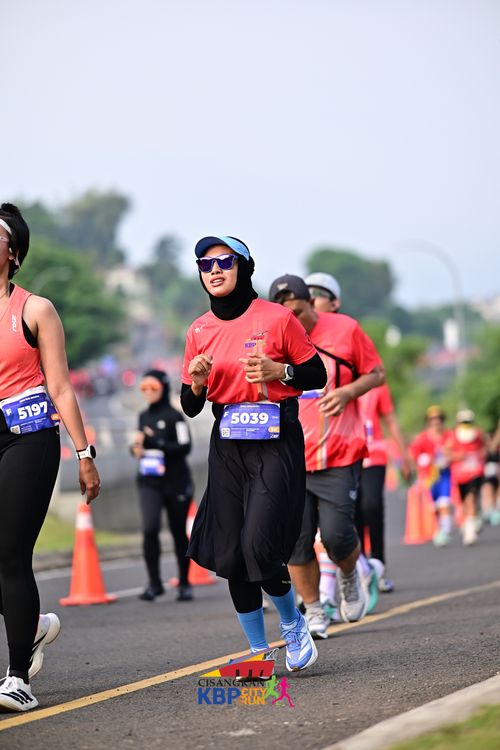 Race photo from CISANGKAN KBP CITY RUN 2025