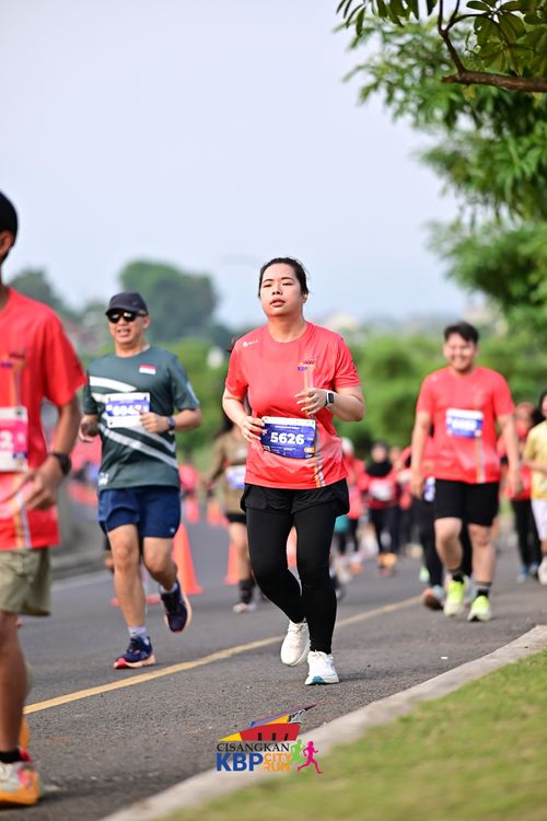 Race photo from CISANGKAN KBP CITY RUN 2025