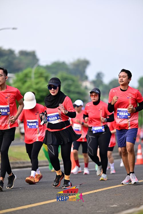 Race photo from CISANGKAN KBP CITY RUN 2025