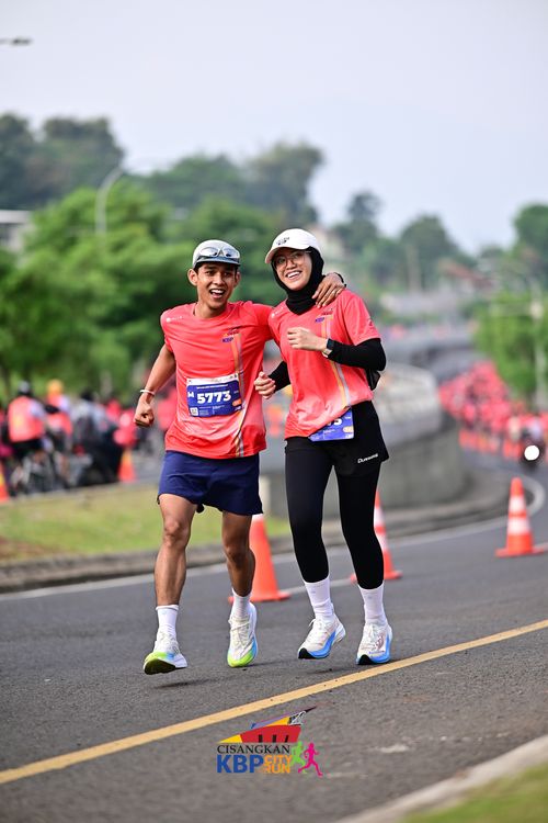 Race photo from CISANGKAN KBP CITY RUN 2025