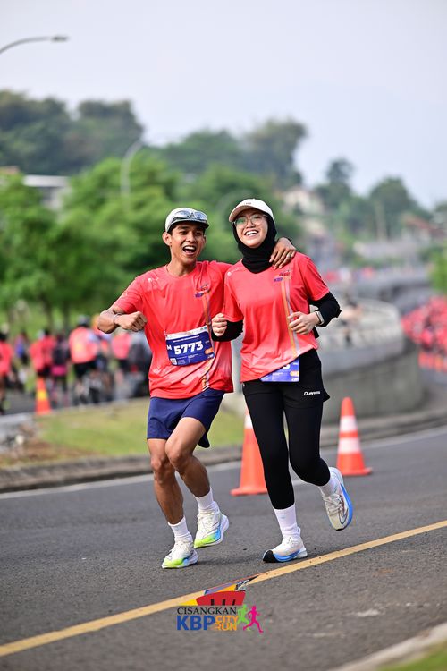 Race photo from CISANGKAN KBP CITY RUN 2025