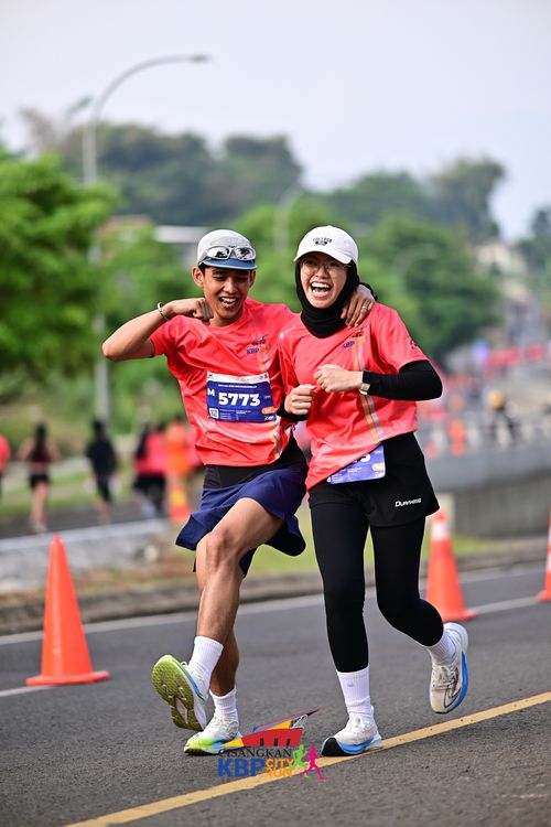 Race photo from CISANGKAN KBP CITY RUN 2025