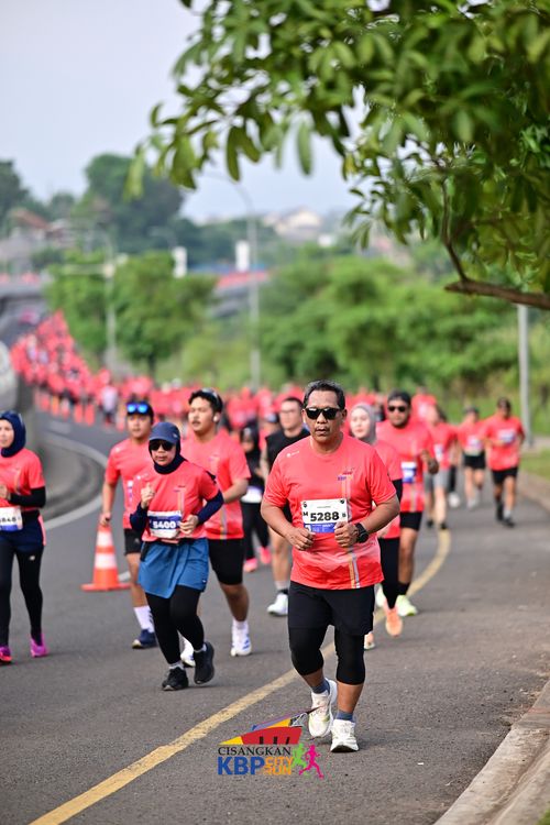 Race photo from CISANGKAN KBP CITY RUN 2025