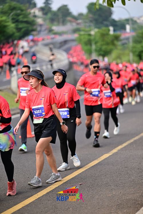 Race photo from CISANGKAN KBP CITY RUN 2025