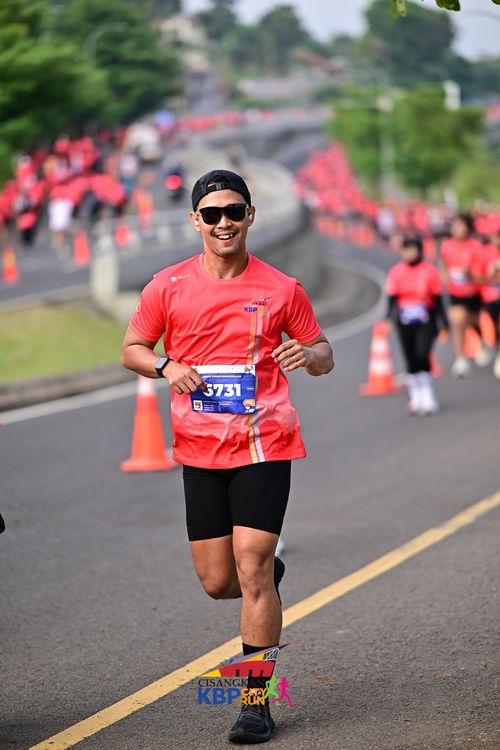 Race photo from CISANGKAN KBP CITY RUN 2025