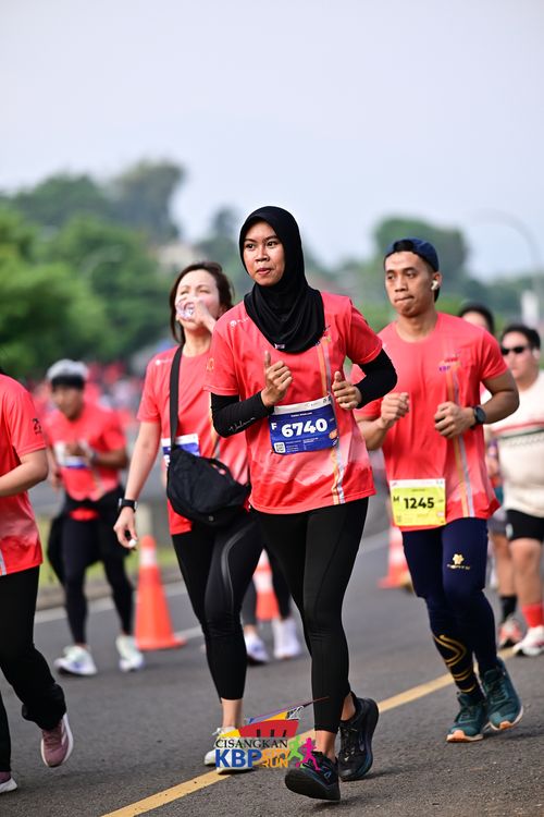 Race photo from CISANGKAN KBP CITY RUN 2025