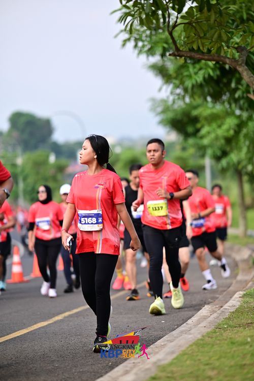 Race photo from CISANGKAN KBP CITY RUN 2025