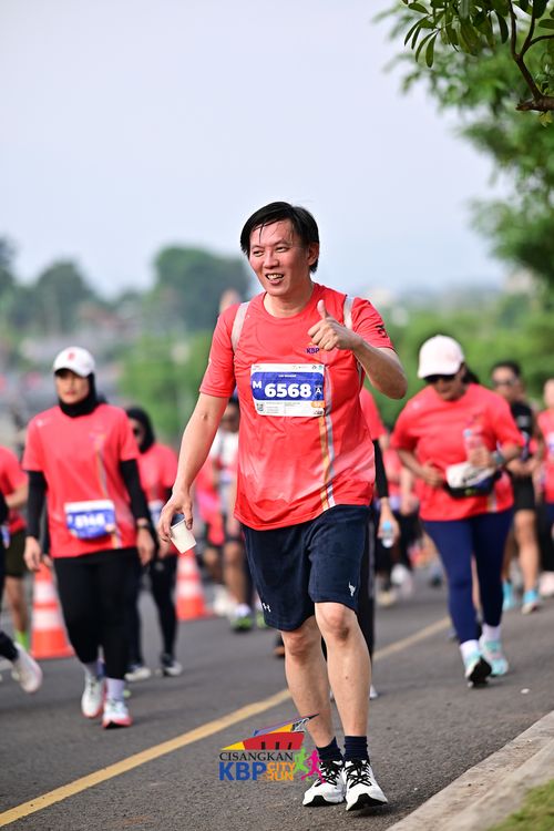 Race photo from CISANGKAN KBP CITY RUN 2025