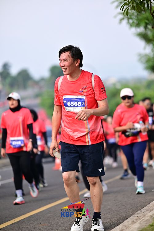 Race photo from CISANGKAN KBP CITY RUN 2025