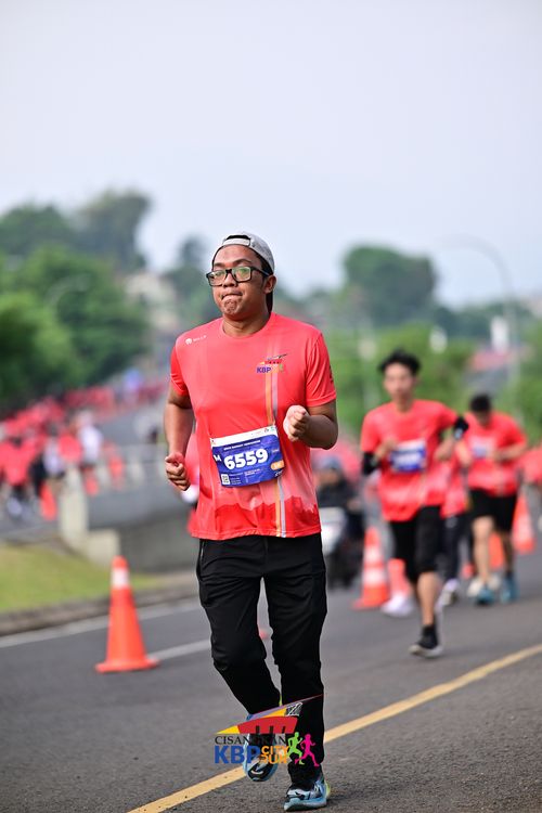 Race photo from CISANGKAN KBP CITY RUN 2025