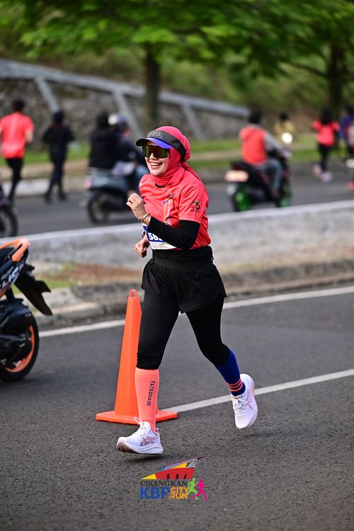 Race photo from CISANGKAN KBP CITY RUN 2025