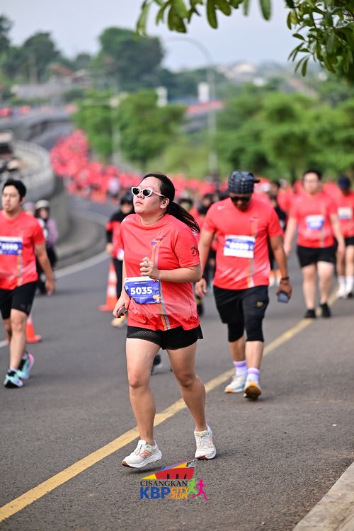 Race photo from CISANGKAN KBP CITY RUN 2025