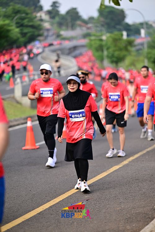 Race photo from CISANGKAN KBP CITY RUN 2025