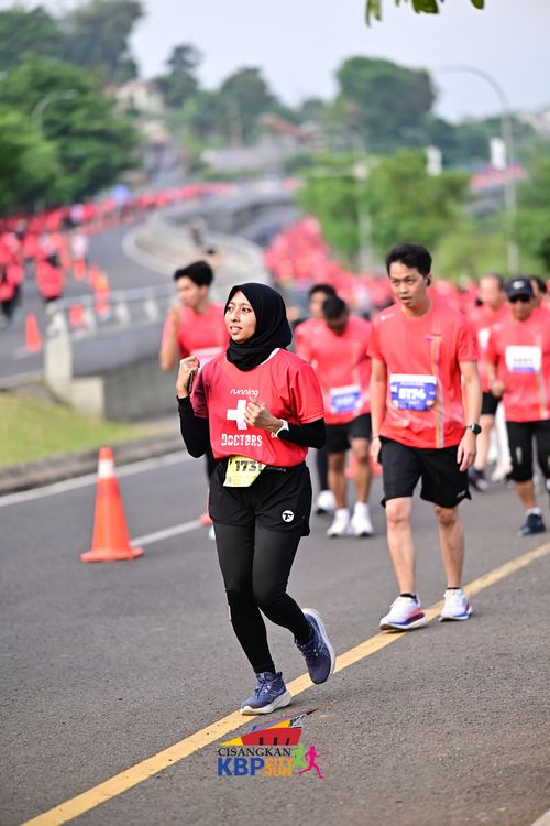 Race photo from CISANGKAN KBP CITY RUN 2025