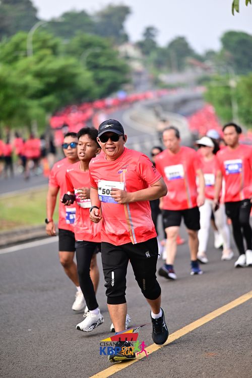 Race photo from CISANGKAN KBP CITY RUN 2025