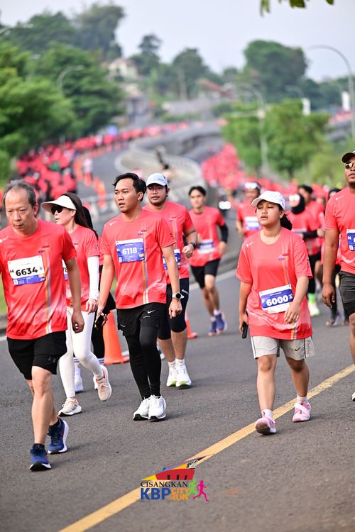 Race photo from CISANGKAN KBP CITY RUN 2025