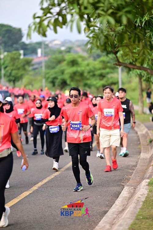 Race photo from CISANGKAN KBP CITY RUN 2025