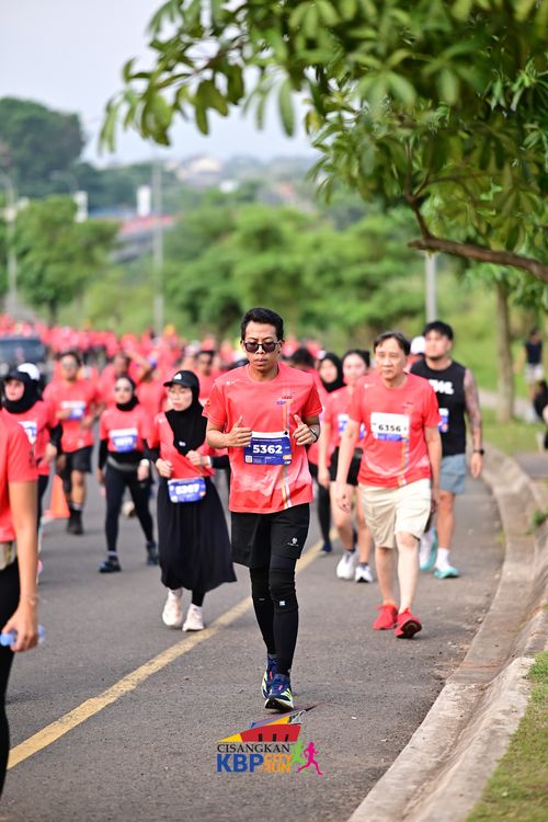 Race photo from CISANGKAN KBP CITY RUN 2025