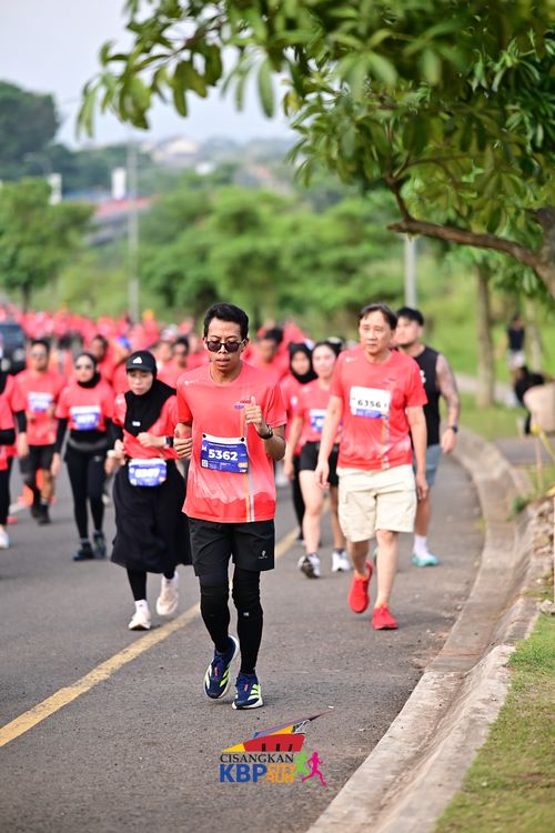 Race photo from CISANGKAN KBP CITY RUN 2025