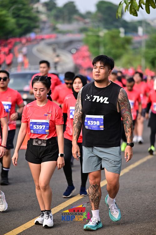 Race photo from CISANGKAN KBP CITY RUN 2025