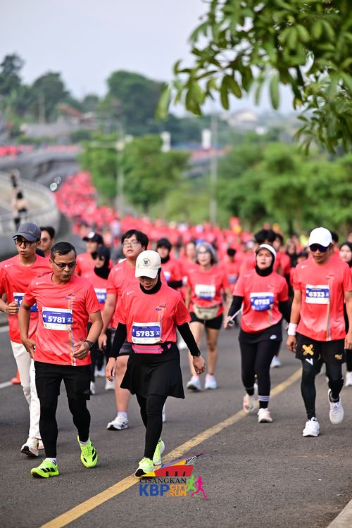 Race photo from CISANGKAN KBP CITY RUN 2025