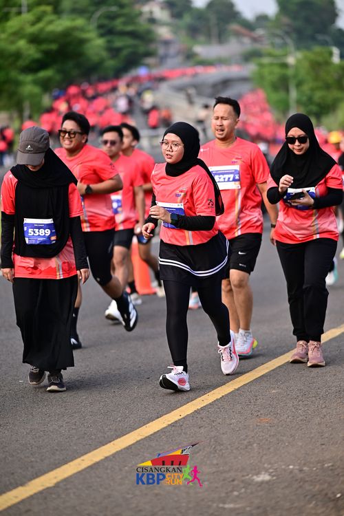 Race photo from CISANGKAN KBP CITY RUN 2025