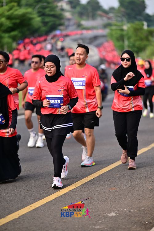 Race photo from CISANGKAN KBP CITY RUN 2025