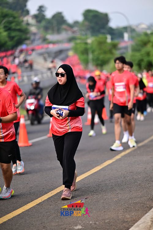 Race photo from CISANGKAN KBP CITY RUN 2025