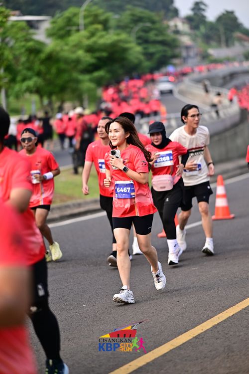 Race photo from CISANGKAN KBP CITY RUN 2025