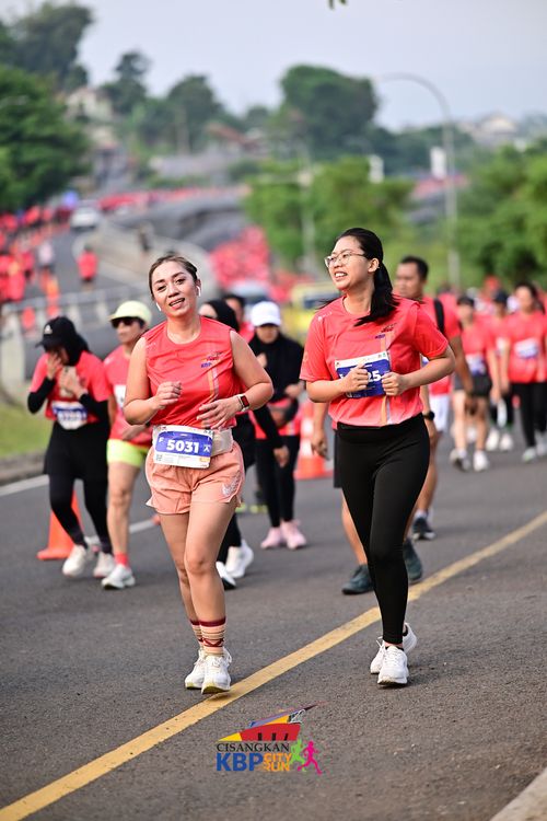 Race photo from CISANGKAN KBP CITY RUN 2025