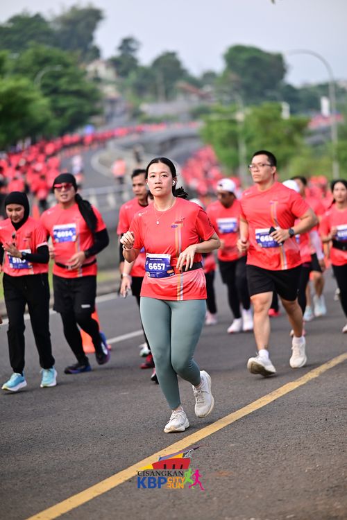 Race photo from CISANGKAN KBP CITY RUN 2025