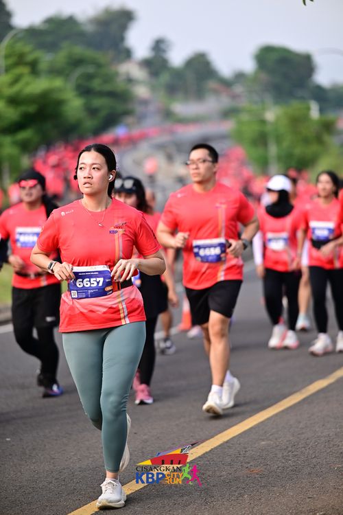 Race photo from CISANGKAN KBP CITY RUN 2025