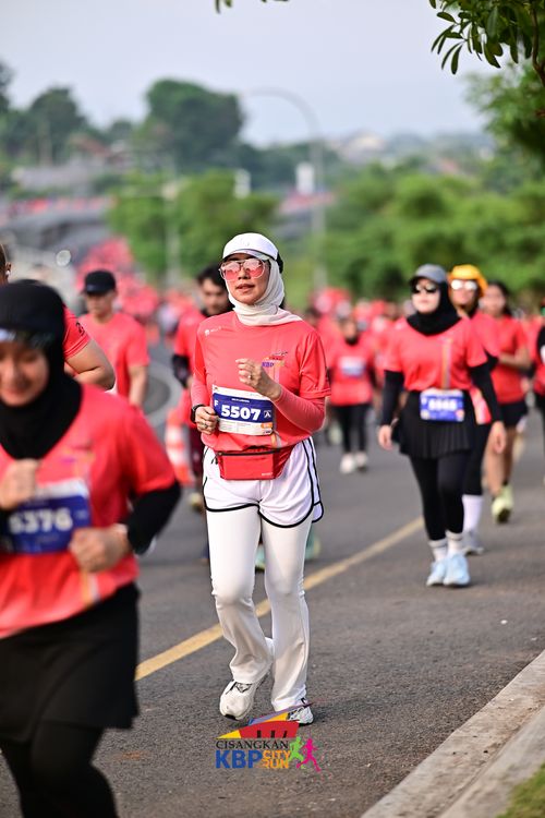Race photo from CISANGKAN KBP CITY RUN 2025