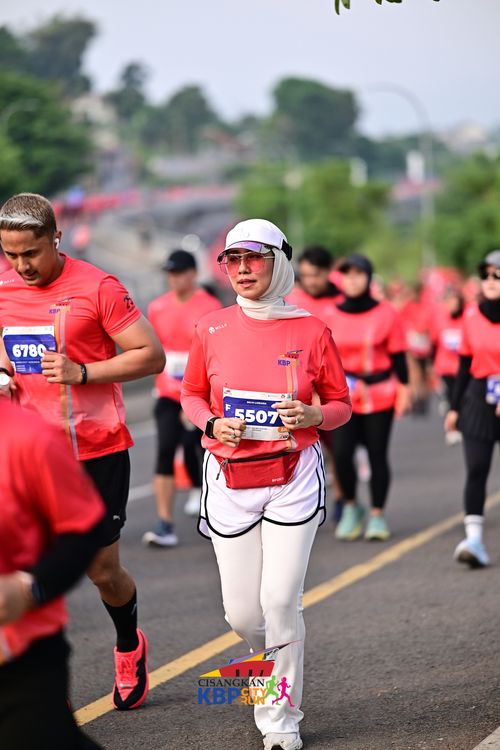 Race photo from CISANGKAN KBP CITY RUN 2025