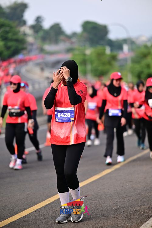 Race photo from CISANGKAN KBP CITY RUN 2025