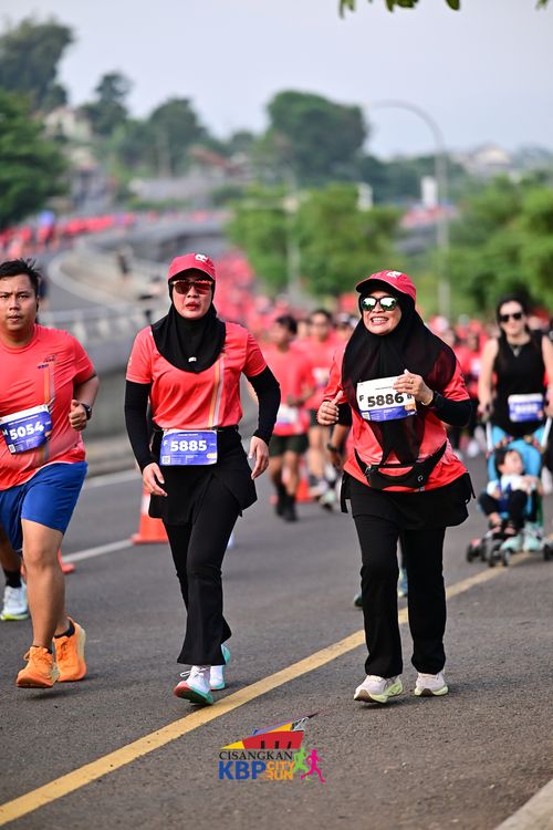 Race photo from CISANGKAN KBP CITY RUN 2025