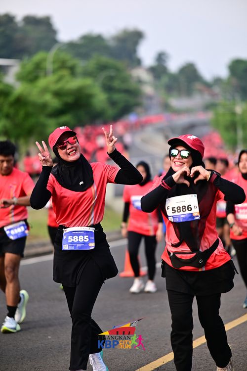 Race photo from CISANGKAN KBP CITY RUN 2025