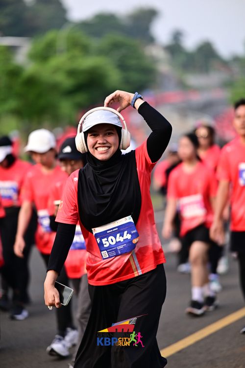 Race photo from CISANGKAN KBP CITY RUN 2025
