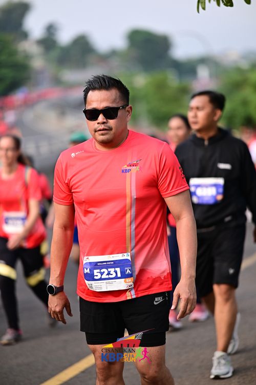 Race photo from CISANGKAN KBP CITY RUN 2025